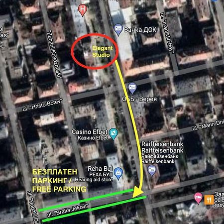 Elegant Studio For 4 Persons In Center & Parking Stara Zagora Exteriör bild